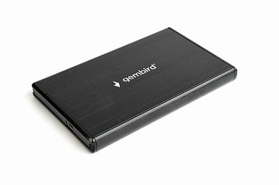 Кишеня зовнішня 2.5' Gembird, Black, USB 3.0, 1xSATA HDD/SSD, живлення по USB (EE2-U3S-3) 168251 фото
