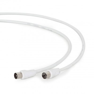 Антенний кабель-подовжувач Cablexpert CCV-515-W White, 75 Ом, 1.8 м (CCV-515-W) 193273 фото