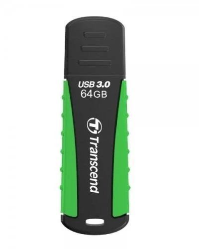 Флеш накопичувач USB 64Gb Transcend JetFlash 810, Black/Green, USB 3.1 Gen 1 (TS64GJF810) 180193 фото