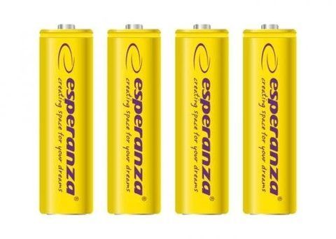 Аккумулятор AA, 2000 mAh, Esperanza, Yellow, 4 шт, 1.2V, Blister (EZA104Y) 212795 фото