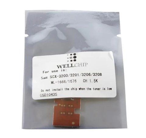 Чип для Samsung MLT-D104S, Black, 1500 копий, WellChip (CSD1043S) 173261 фото