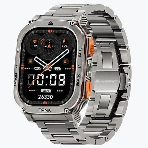 Смарт-годинник Kospet Tank M3 Ultra Special Edition, Silver 317315 фото