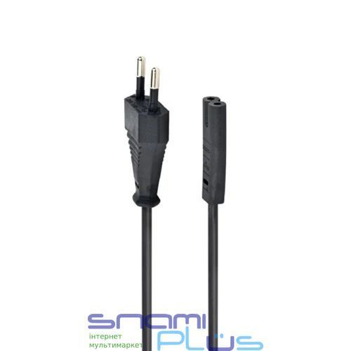 Кабель питания от сети PC-184, Black, 1.5 м, GTL, C7 (GTLPC18415BK) 307637 фото
