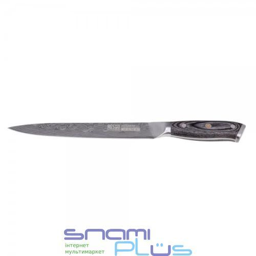 Ніж кухонный Resto Ogma, Black, обробний, 190 мм (95341) 301688 фото