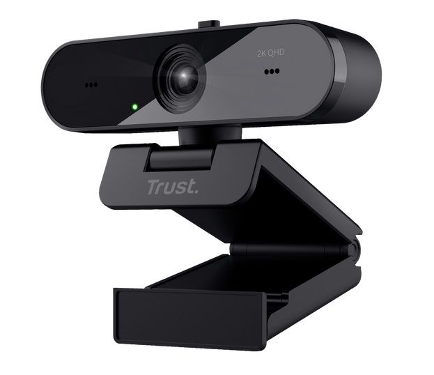 Веб-камера Trust Taxon, Black, 2560x1440/30 fps, USB, вбудований мікрофон, автофокус, автоматичний баланс білого, універсальне кріплення (24732) 265949 фото
