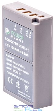 Аккумулятор Olympus PS-BLS5, PowerPlant, 1220 mAh / 7.2 V, Li-Ion (DV00DV1287) 244660 фото