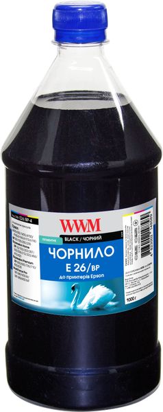 Чернила WWM Epson Expression Premium XP-600/605/700/800, Black, 1000 мл, пигментные (E26/BP-4) 247959 фото