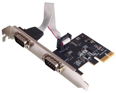 Контролер PCI-E x1 - 2 x RS232 (COM), STLab, чіпсет Exar XR17V352 (I-560) 269447 фото