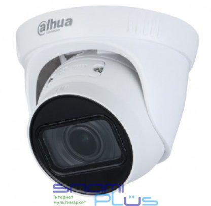 IP камера Dahua DH-IPC-HDW1230T1-ZS-S5, 2 Мп,1/2.8' CMOS, H.265, 1920x1080, f=2.8-12 мм, RJ45, Micro SD, день/ночь, ИК подсветка 40 м, IP67, PoE, 122х109 мм 238327 фото