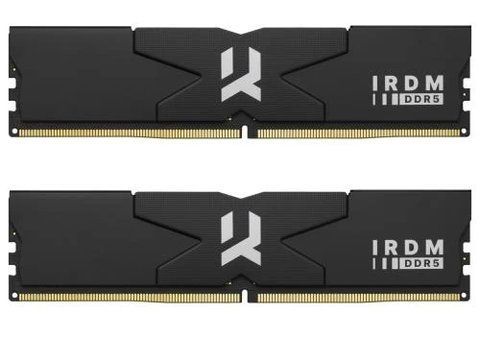 Память 16Gb x 2 (32Gb Kit) DDR5, 6400 MHz, Goodram IRDM, Black (IR-6400D564L32S/32GDC) 274752 фото