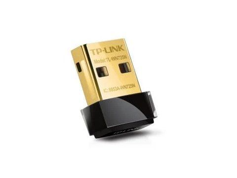 Сетевой адаптер USB TP-LINK TL-WN725N, Black, до 150 Мбит/с, 802.11n, USB 2.0, ультракомпактный 106508 фото