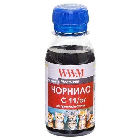 Чорнило WWM Canon CLI-426G/521G, Grey, 100 мл, водорозчинне (C11/GY-2) 170163 фото
