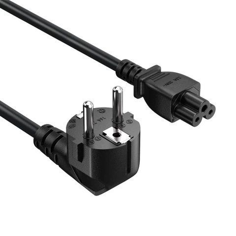 Кабель живлення від мережі PC-186, Black, 1.8 м, ColorWay, C5 (CW-CBP083-BK) 314148 фото