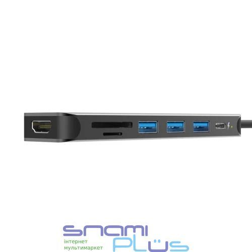 Док-станція Silicon Power Boost SU20 "7-в-1", Grey (SPU3C07DOCSU200G) 291191 фото