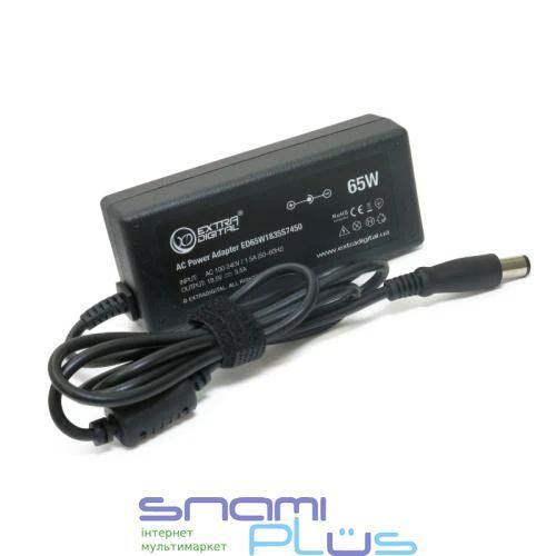 Блок живлення Extradigital для ноутбуків HP 18.5V 3.5A 65W 7.4x5 (PSH3807) 212357 фото