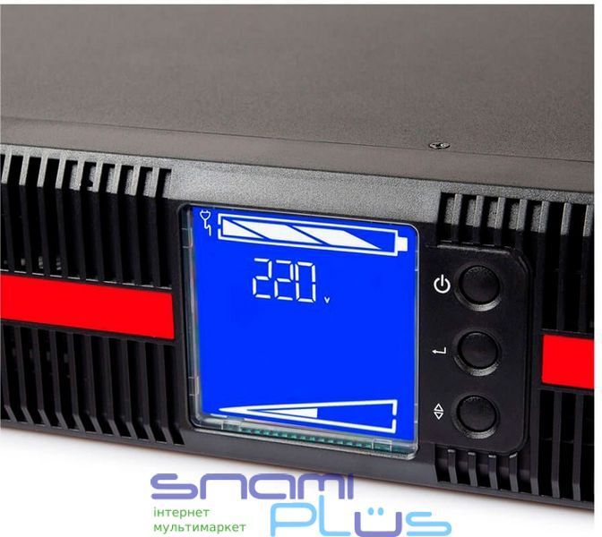 ДБЖ Powercom MRT-1500, 1500 Вт, 2 х EURO Schuko, LCD (MRT1500 RM LCD) 299494 фото