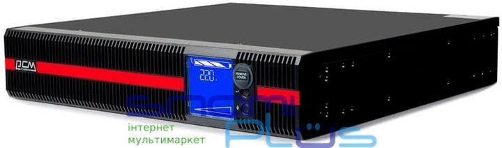 ДБЖ Powercom MRT-1500, 1500 Вт, 2 х EURO Schuko, LCD (MRT1500 RM LCD) 299494 фото