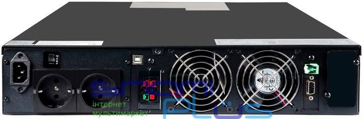 ДБЖ Powercom MRT-1500, 1500 Вт, 2 х EURO Schuko, LCD (MRT1500 RM LCD) 299494 фото