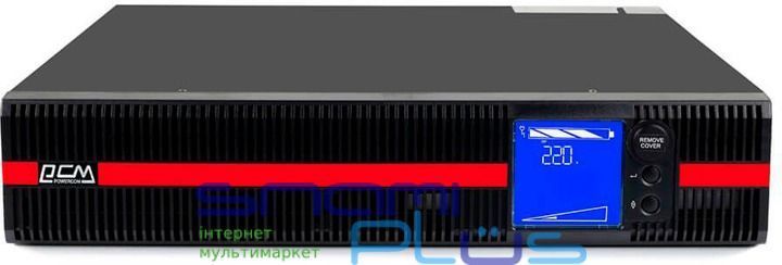 ДБЖ Powercom MRT-1500, 1500 Вт, 2 х EURO Schuko, LCD (MRT1500 RM LCD) 299494 фото
