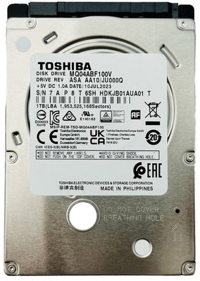 Жорсткий диск 2.5' 1Tb Toshiba, SATA3, 128Mb, 5400 rpm (MQ04ABF100V) (Ref) 283692 фото
