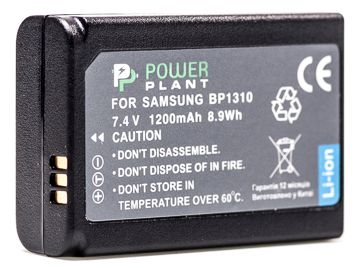 Акумулятор Samsung BP1310, PowerPlant, 1200 mAh / 7.4 V, Li-Ion (DV00DV1284) 244781 фото