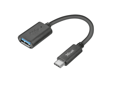 Адаптер Trust, Black, USB 3.0 (F) - USB 3.1 Type C (M) (20967) 192549 фото