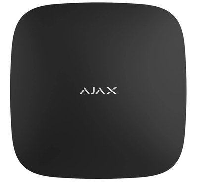 Централь Ajax Hub 2, Black, 4G (8EU/ECG), з підтримкою датчиків з фотофіксацією, до 100 пристроїв, до 50 користувачів, віддалене налаштування, 163х163х36 мм, 362 г 258408 фото