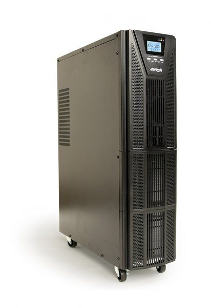 ДБЖ EnerGenie EG-UPSO-10000, Black, 10000 VA / 10000 Вт, онлайн, чиста синусоїда, 6x розетки IEC, РК-дисплей 263337 фото