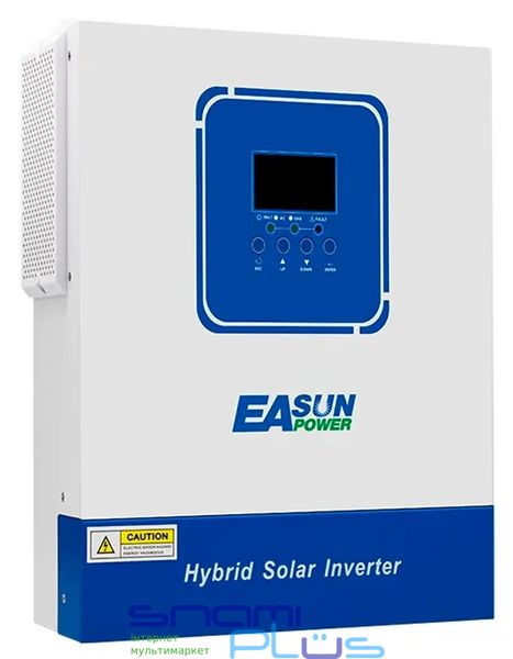 Гибридный инвертор EASUN POWER ISolar-SMG-II-2KW-12V-Wifi-2, White, 2.0 кВт, однофазный, чистая синусоида, макс. ток заряда - 80A, КПД - 93%, 12V 293232 фото