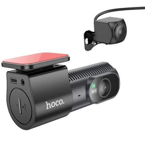 Автомобильный видеорегистратор HOCO DV8, Black 297022 фото