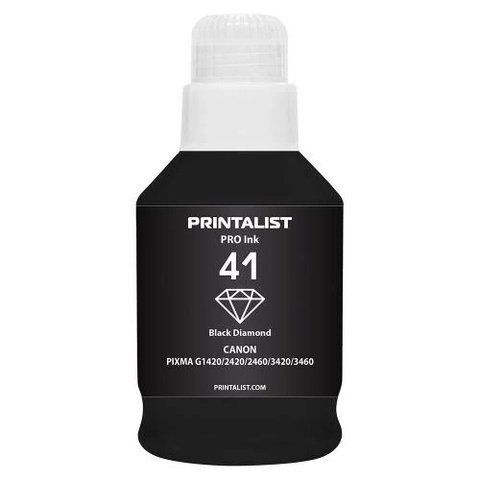Чорнило Printalist 41 для Canon, Black, 190 мл, пігментне (PL41BP) 262257 фото