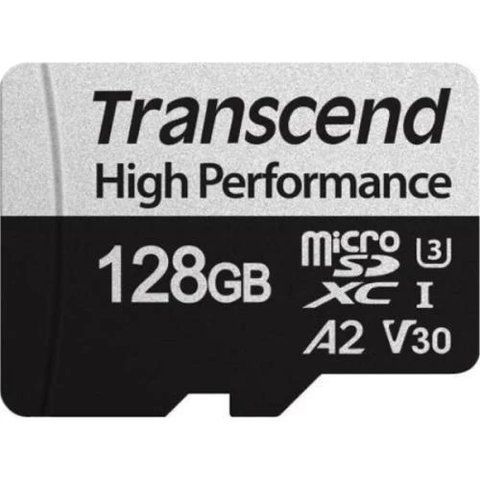 Карта пам'яті microSDXC, 128Gb, Transcend 340S, SD адаптер (TS128GUSD340S) 222612 фото