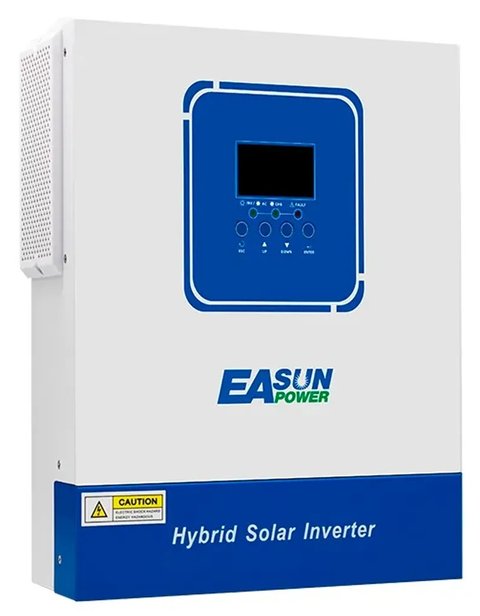 Гибридный инвертор EASUN POWER ISolar-SMG-II-2KW-12V-Wifi-2, White, 2.0 кВт, однофазный, чистая синусоида, макс. ток заряда - 80A, КПД - 93%, 12V 293232 фото