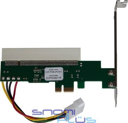 Контролер Frime PCI-E x1 - PCI (ECF-PCIEtoPCI001) 307921 фото