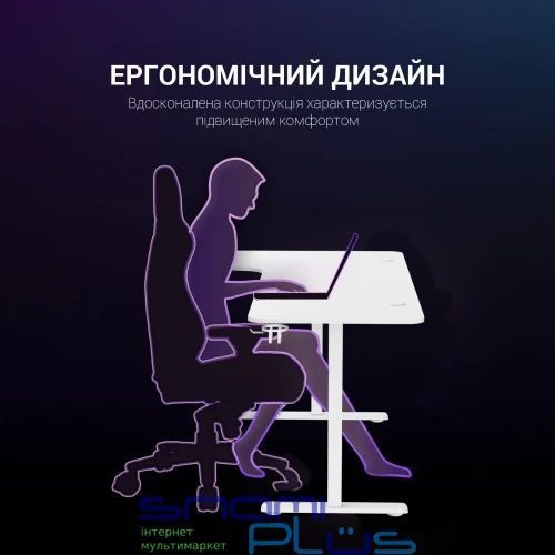 Компьютерный стол GamePro GDC216W, White 306531 фото