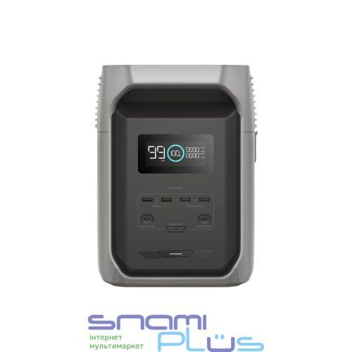 Зарядная станция EcoFlow DELTA 3 1500, Black/Grey, 1800 Вт / 1536 Вт/ч (EFDELTA1500-EU) 302909 фото