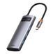 Хаб USB Baseus Metal Gleam, Grey (CAHUB-CX0G) 254415 фото 4