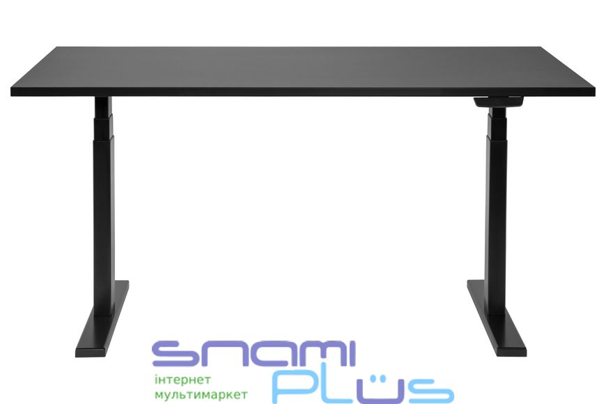 Комп'ютерний стіл 2E CE150B, Black, стільниця 150 x 75 см, ламіноване ДСП, регульована висота 620 - 1280 мм, до 80 кг (2E-CE150B-MOTORIZED) 236535 фото