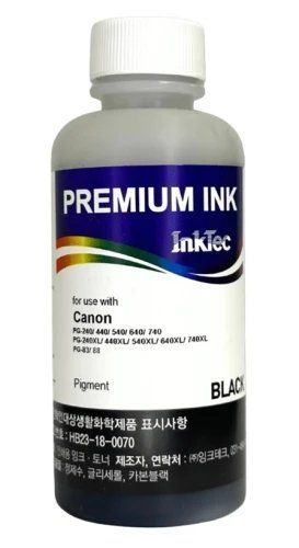 Чорнило InkTec Canon C5040, Black, 100 мл, пігментне (C5040-100MB) 127429 фото