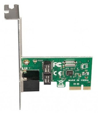 Мережева карта PCI-E, Frime NCF-GbLanRTL01.LP, 100/1000 Мбит/сек 231997 фото
