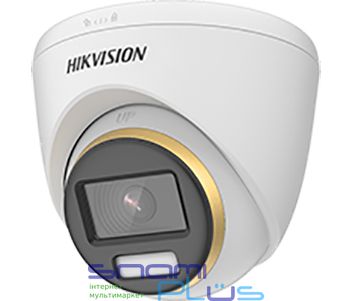 Камера наружная HDTVI Hikvision DS-2CE72DF3T-F (3.6 мм), 2 Мп, CMOS, 1080p/25 fps, 0.0005 Lux, день/ночь, LED подсветка до 40 м, IP67, 110х99 мм 237992 фото