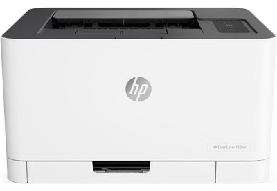 Принтер лазерний кольоровий A4 HP Color Laser 150nw, White/Grey, WiFi, 600x600 dpi, до 18 стор/хв, USB / Lan, картриджі HP 117A (4ZB95A) 183945 фото