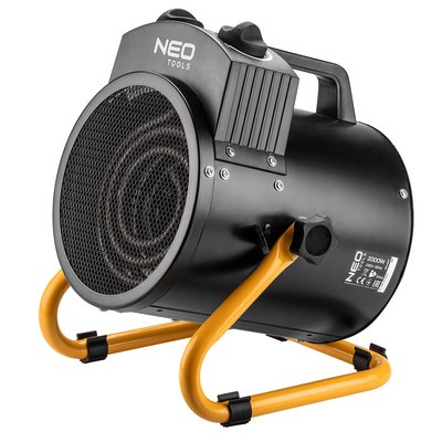 Обігрівач теплова гармата NEO Tools 90-067, Black, 2000Вт, електрична, площа обігріву 50 м², вентиляторна, IPX4 215430 фото