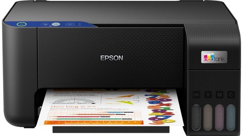 БФП струменевий кольоровий A4 Epson L3211, Black, 5760х1440 dpi, до 33/15 стор/хв, USB, вбудоване СБПЧ, чорнило Epson 103 (C11CJ68402) 254596 фото