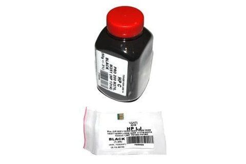 Тонер + чип HP CLJ Pro 200, M251/M276n, Black, 50 г, AHK (1505157) 122775 фото