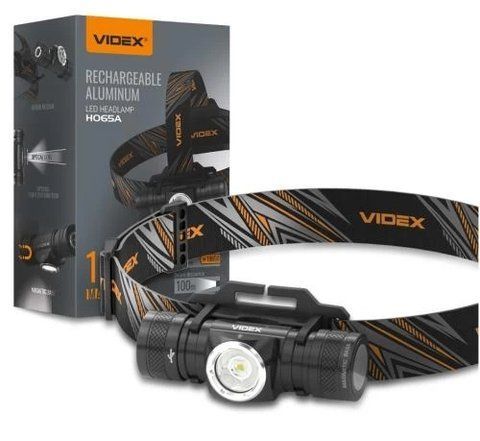 Фонарь налобный Videx H065A, Black, 1200 Лм, 5000K (VLF-H065A) 266005 фото