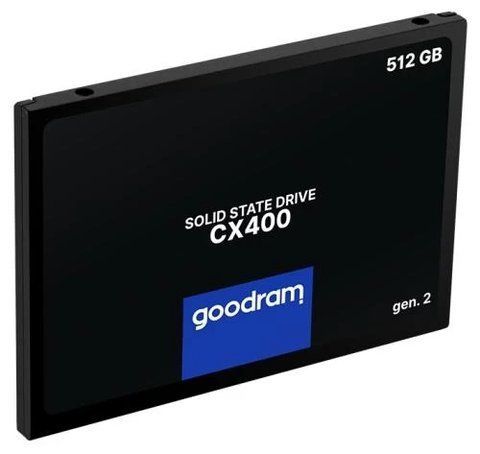 Твердотельный накопитель SSD 512Gb, Goodram CX400 (Gen.2), SATA3, 2.5" (SSDPR-CX400-512-G2) 210758 фото