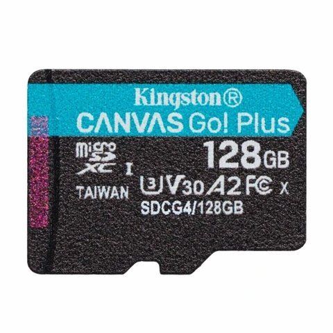Карта пам'яті microSDXC, 128Gb, Kingston Canvas Go! Plus, без адаптера (SDCG4/128GBSP) 306626 фото