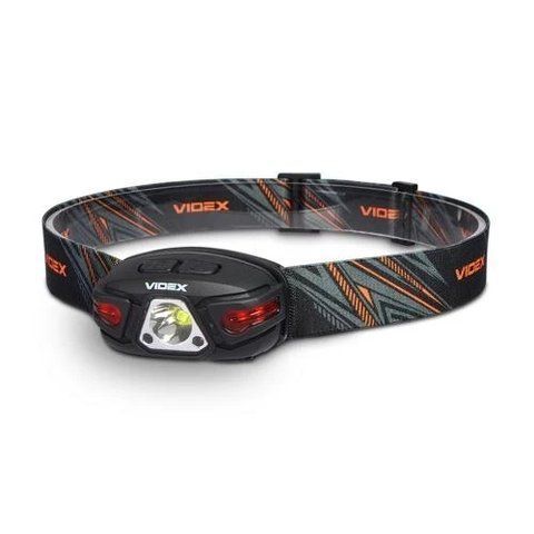 Фонарь налобный Videx H015, Black, 330 лм, 5000K, до 85 м, 5 режимов работы (VLF-H015) 239188 фото