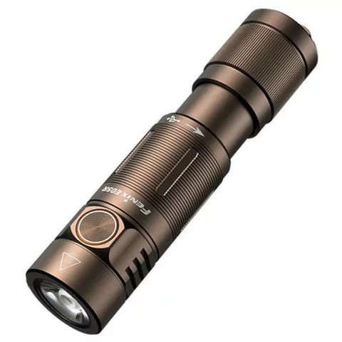 Ліхтар ручний Fenix E05R, Brown, 3-400 лм, до 64 м, ударостійкість 1 м, 4 режими роботи, акумулятор 320 мАг, час роботи 0.95-30 год, IPX68, 24 г 254440 фото
